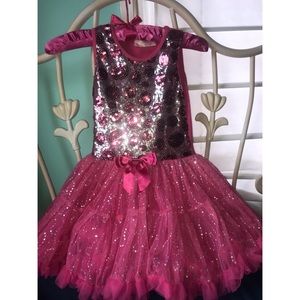 Sparkling Pink Tutu Dress